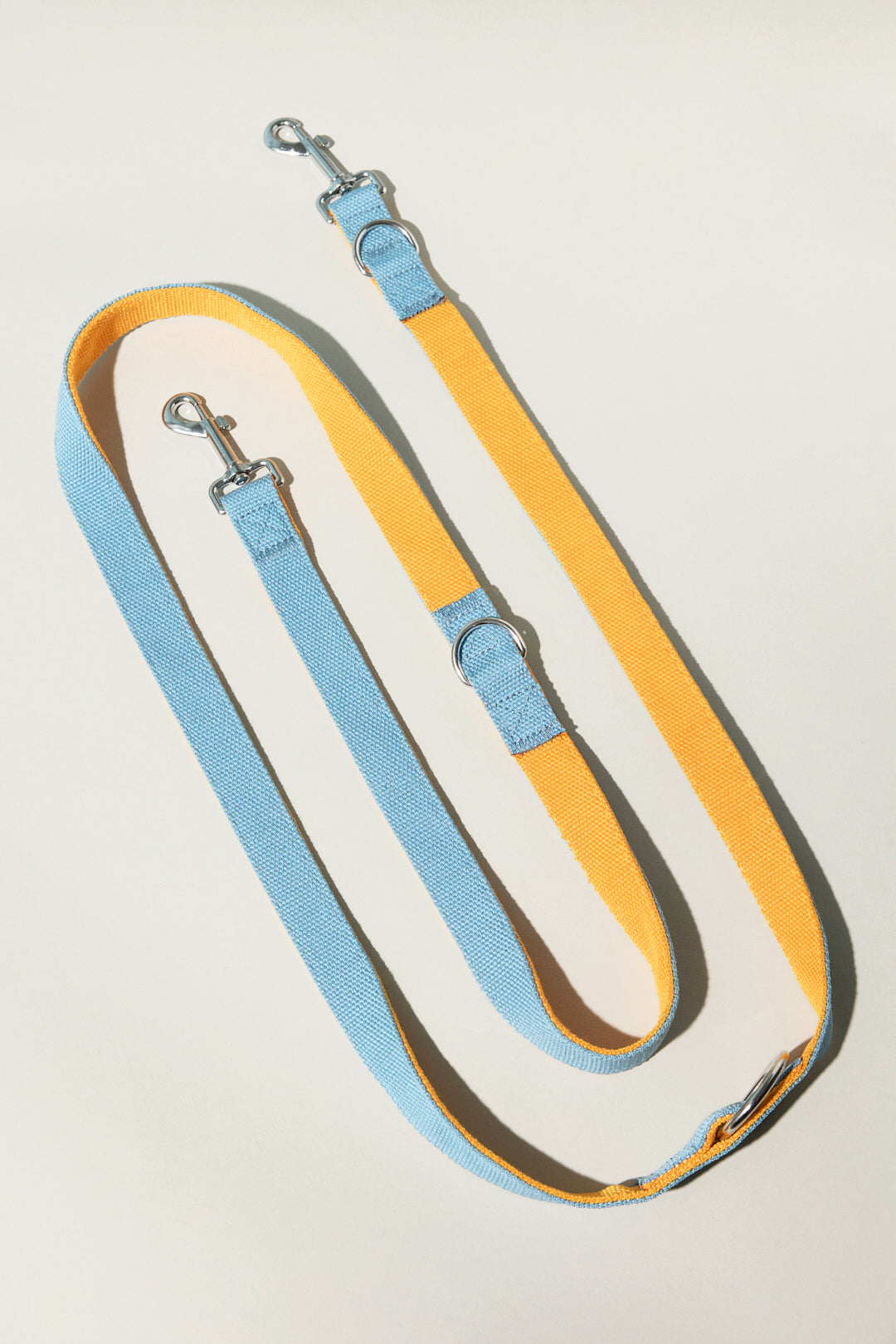 Dog cotton walking leash multifuntional multicolour orange blue 2m adjustable Molipop